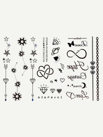 Тату переводилки надписи