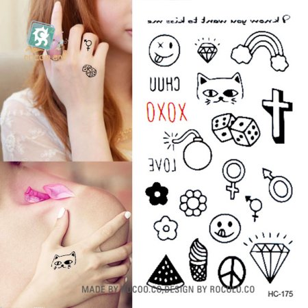 Переводные Татуировки маленькие