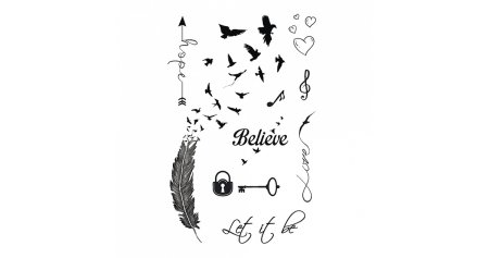 Тату эскизы надписи