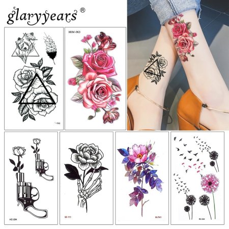 Татуировки для девушек переводные