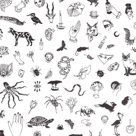 Много маленьких татуировок