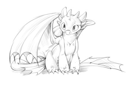 Поэтапные рисунки драконов