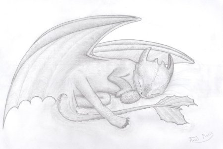 Дракон для рисования для детей