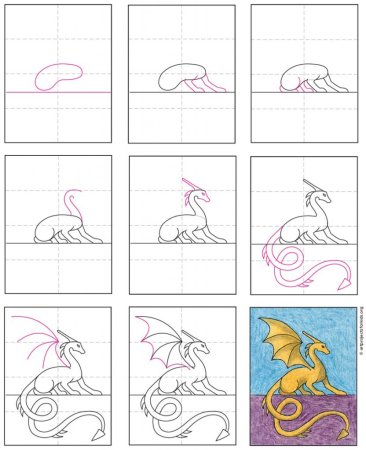 Беззубик пошаговое рисование