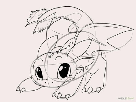 Дракончики лёгкиерисунки