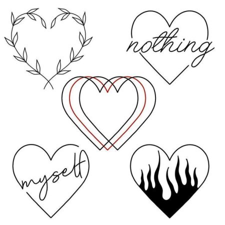 Сердечко эскиз