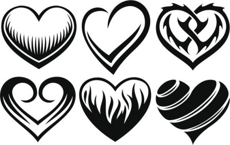 Тату на бумаге сердце