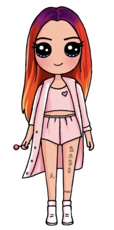 Кавайные картинки для срисовки