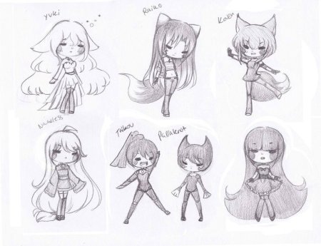 Лёгкий стиль рисования Чиби