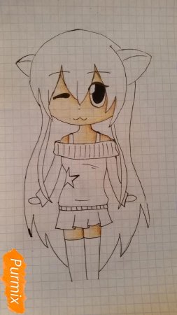 Милые рисунки аниме легкие