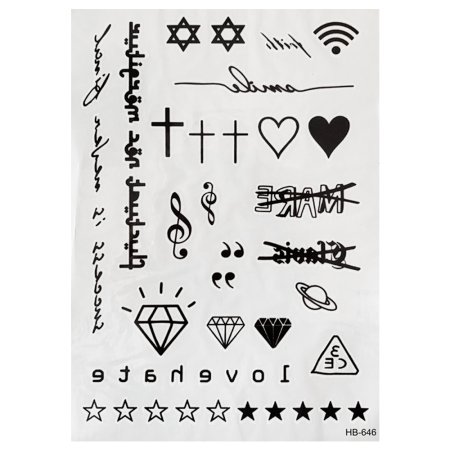 Переводные Татуировки маленькие