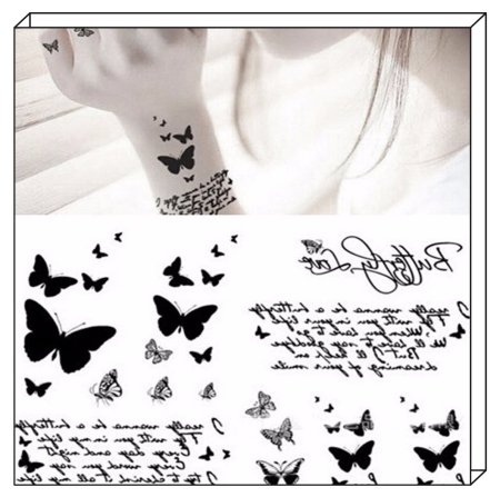 Тату для девушек черно белые маленькие