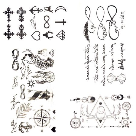 Временное тату эскизы