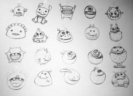 Несложные рисунки для личного дневника