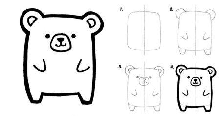 Поэтапное рисование хомяка