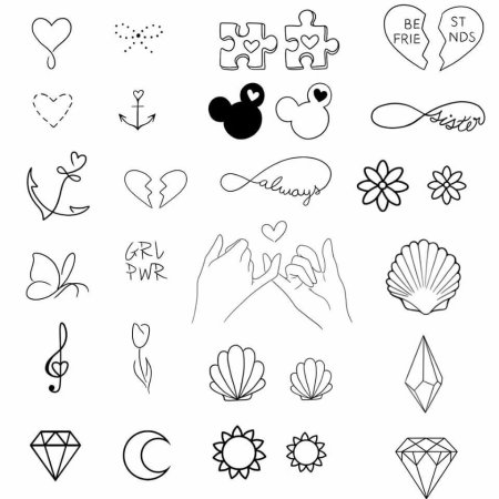 Маленькие легое рисунки