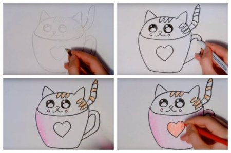 Котенок для рисования