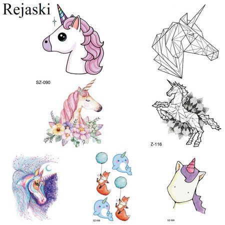 Татушки для детей Единорог