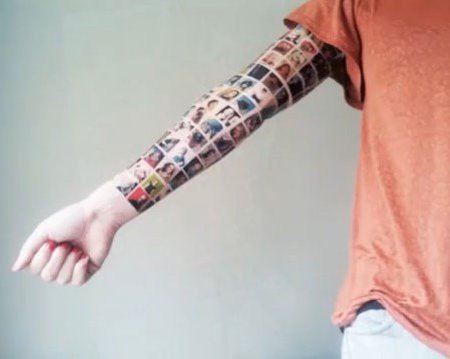 Мультяшный рукав тату