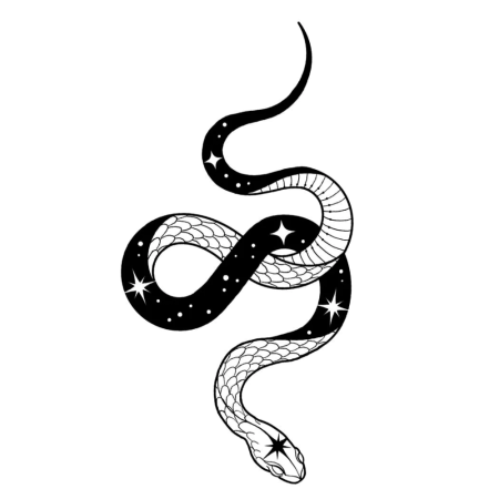 Змея эскиз