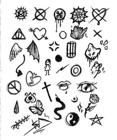 Комплект ручки татуировки
