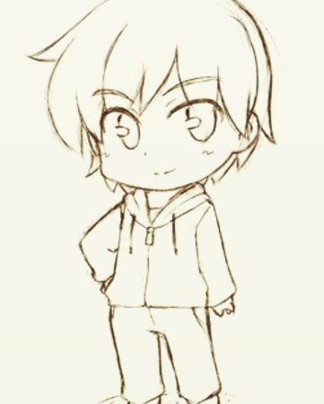 Чиби мальчики для срисовки