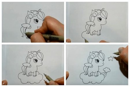 Как нарисовать единорога поэтапно