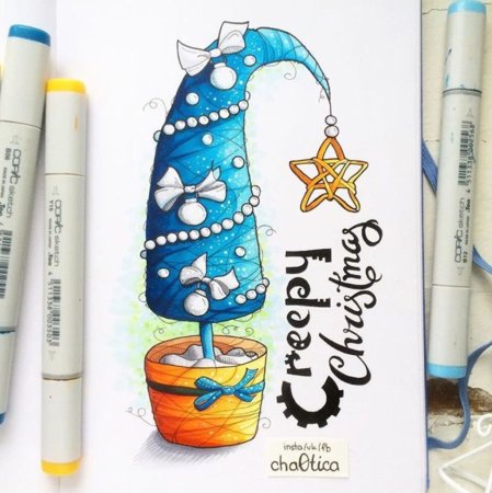 Рисунки фломастерами