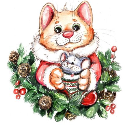 Милые новогодние рисунки