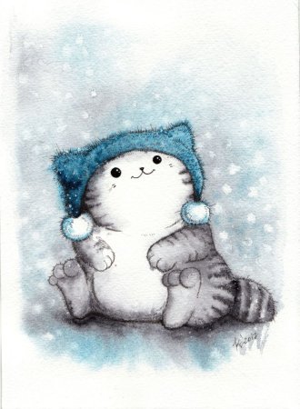 Новогодние миленькие рисуночки