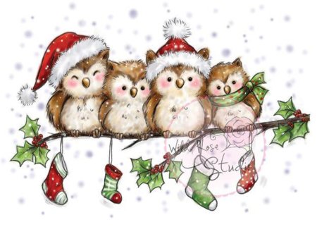 Милые новогодние рисунки