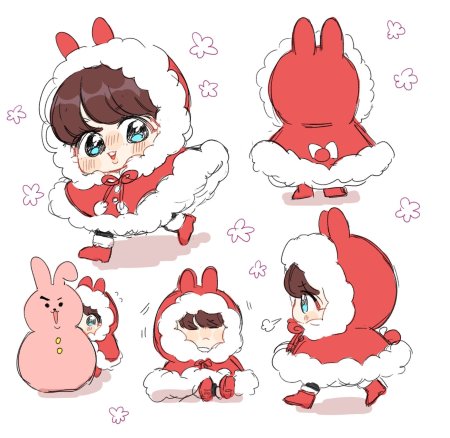 Милые и маленькие животные арт