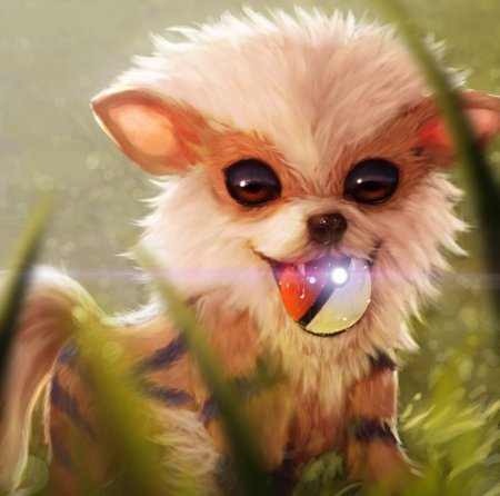 Олененок арт