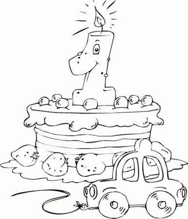 Открытка для раскрашивания