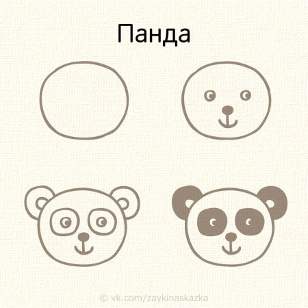 Лёгкий рисунок котика для срисовки