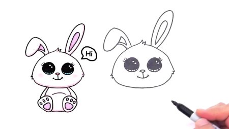 Милые и простые рисунки для срисовки для начинающих