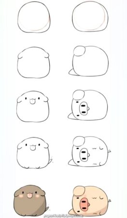 Как нарисовать панду поэтапно