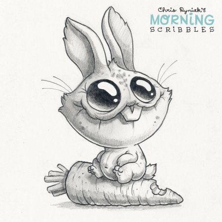 Милый рисунок карандашом