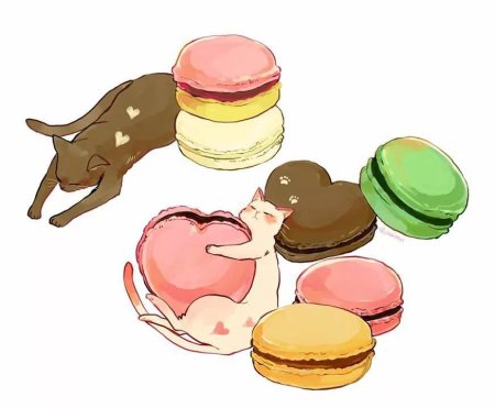 Мило нарисованная еда