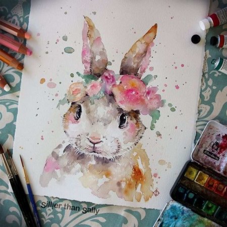 Интересные рисунки акварелью