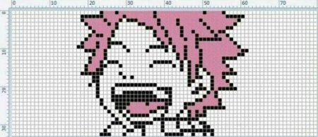 Хвост феи по клеткам