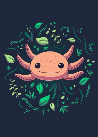 Аксолотль Кавайи