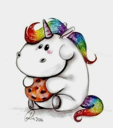 Единорог с печенькой