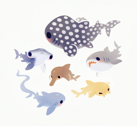 Кавайные морские животные