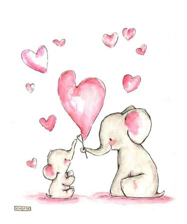 Милые рисуночки с сердечками