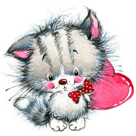 Зверюшки с сердечками