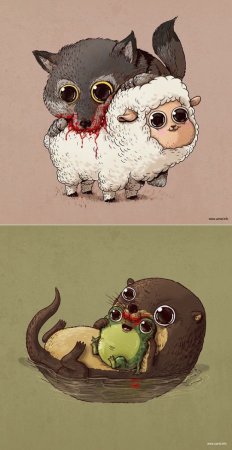 Рисунки милых животных