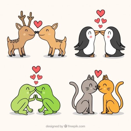 Мультяшные пары животных