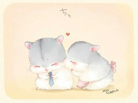 Котики любовь мультяшные