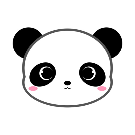 Лицо панды